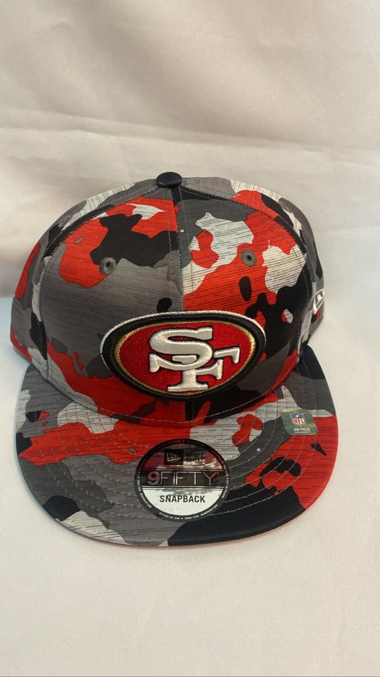 San Francisco 49ers NFL SnapBack Hat Camo Print