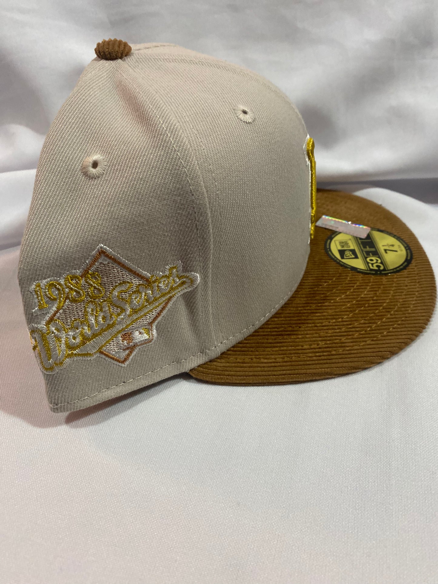 Los Angeles Dodgers MLB 59Fifty New Era 3D Gold Embroidery “1988 World Series” Patch Fitted Hat