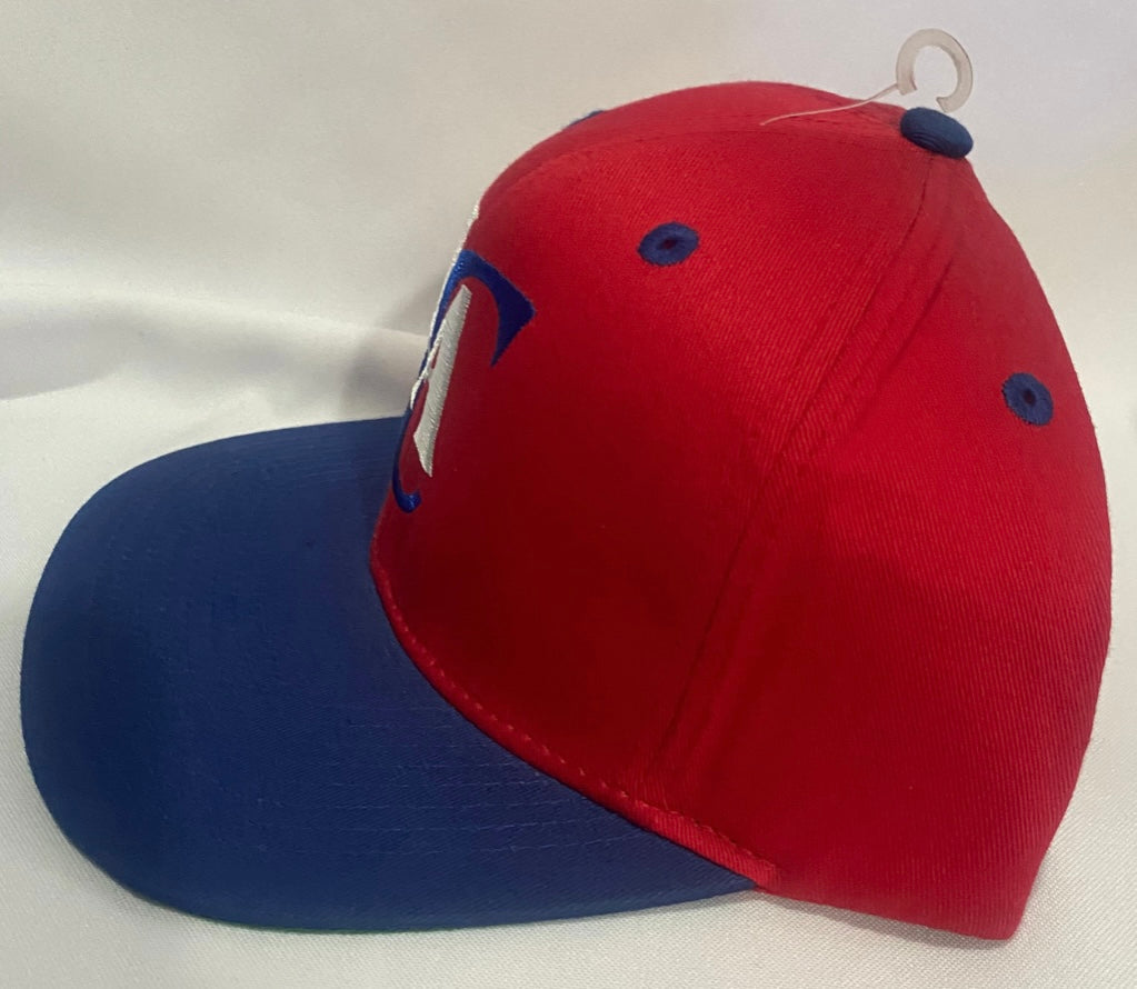 Los Angeles Clippers NBA Adidas LA C Lettering Red Body/Blue Visor Snapback