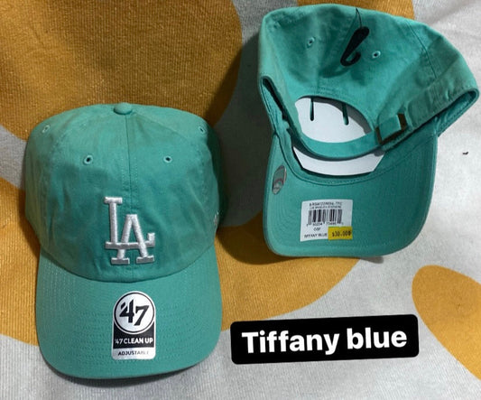 Los Angeles Dodgers 47 Clean Up Adjustable Hat - Tiffany Blue