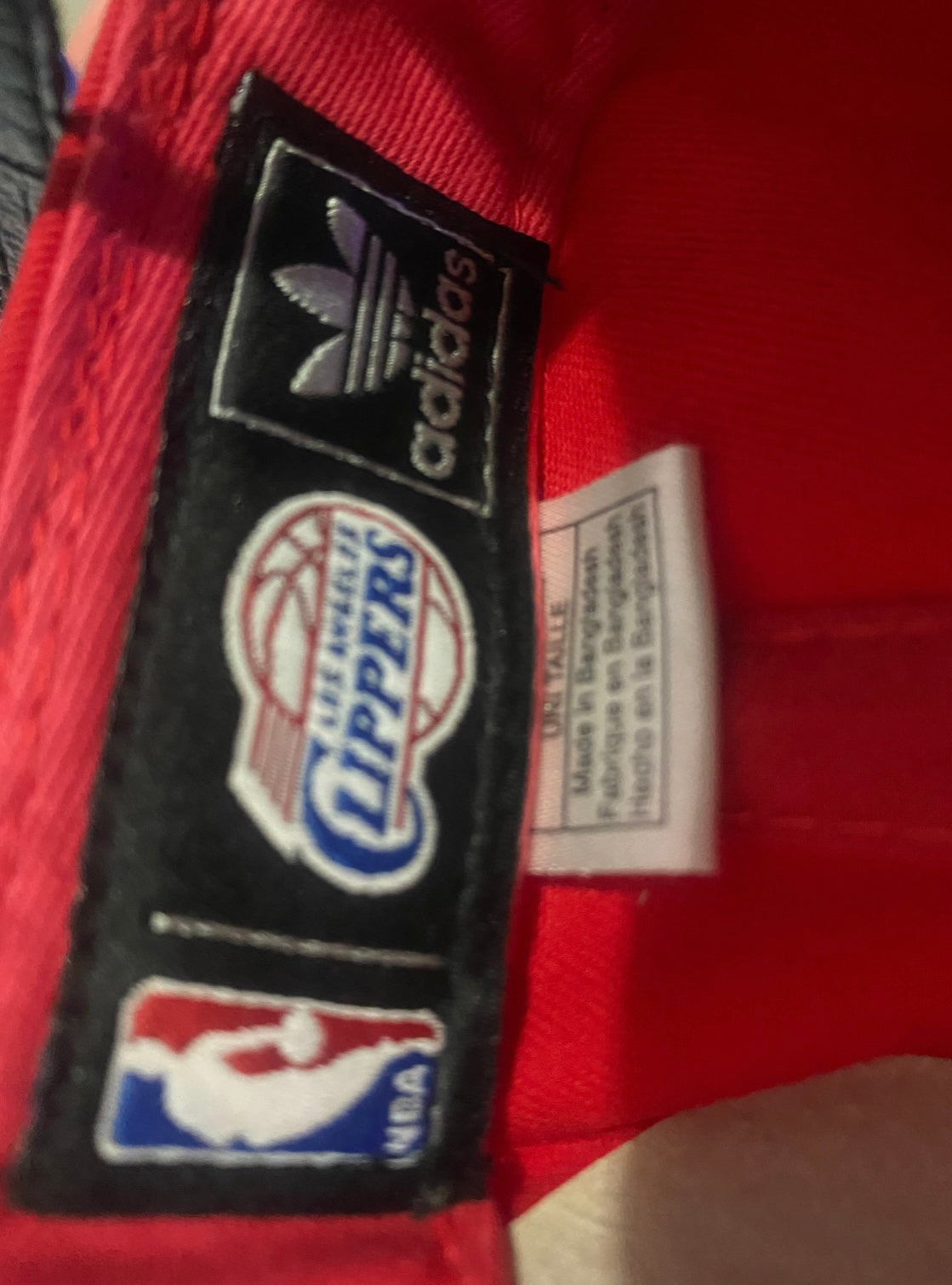 Los Angeles Clippers NBA Red/Blue Adidas Snapback