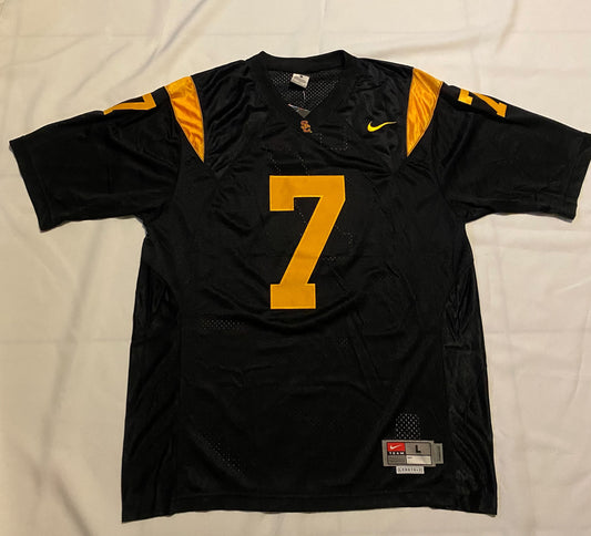 USC Trojans Vintage Nike Mesh Embroidered Black Jersey