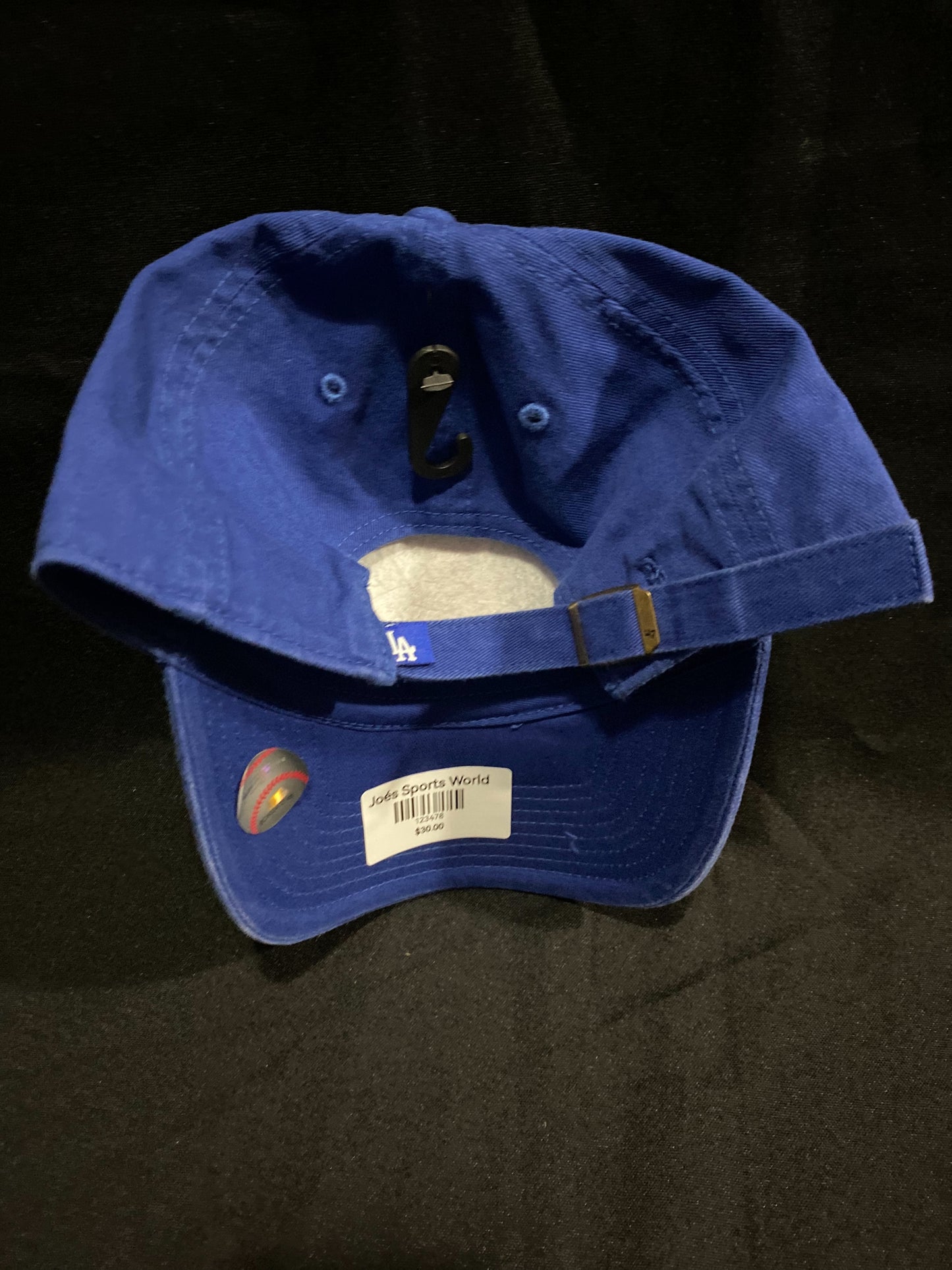 Los Angeles Dodgers ‘47CleanUp Adjustable Hat Faded Royal Blue