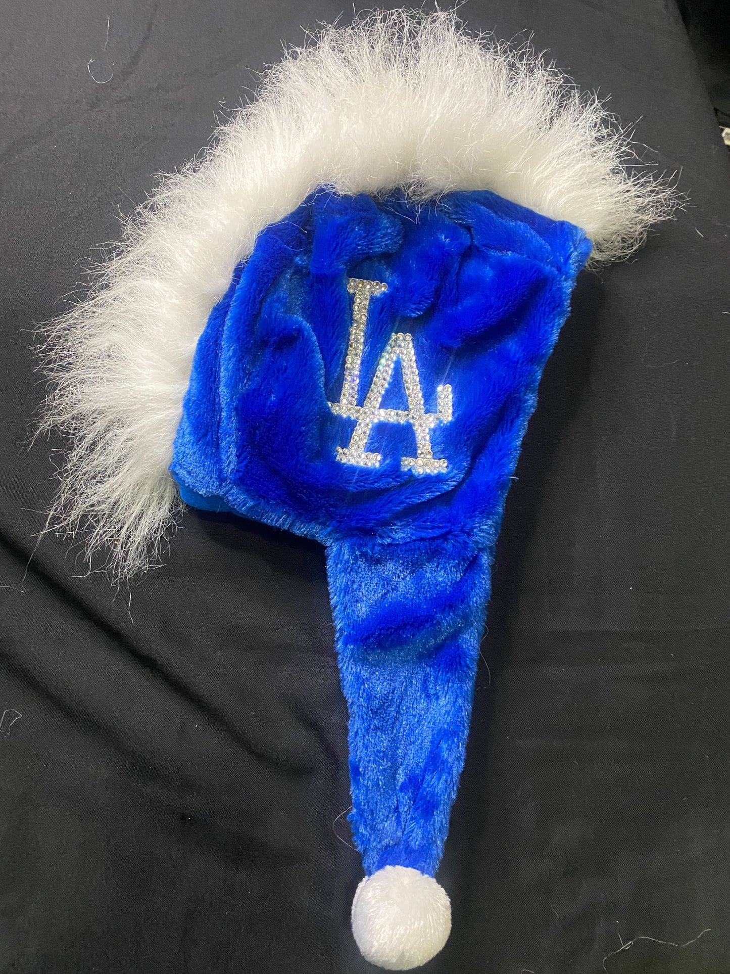 Los Angeles Dodgers Bedazzled Mohawk Beanie