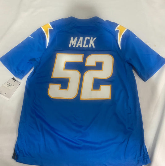 Los Angeles Chargers NFL Nike #52 Mack Printed Jersey for Men