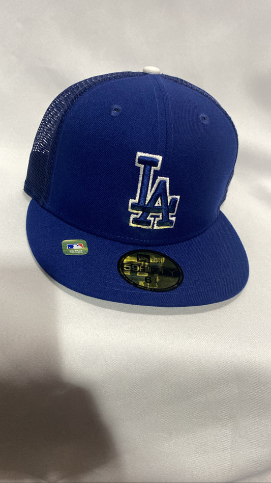 Los Angeles Dodgers 2022 MLB Batting Blew Marin Pale 59Fifty Fitted Hat