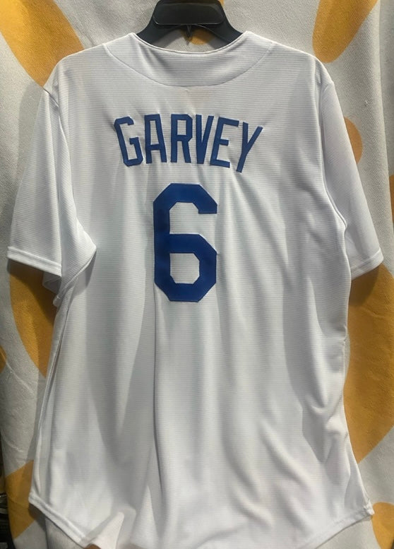 Los Angeles Dodgers MLB Cooperstown Collection MLB Throwback Men Jersey #6 Garvey