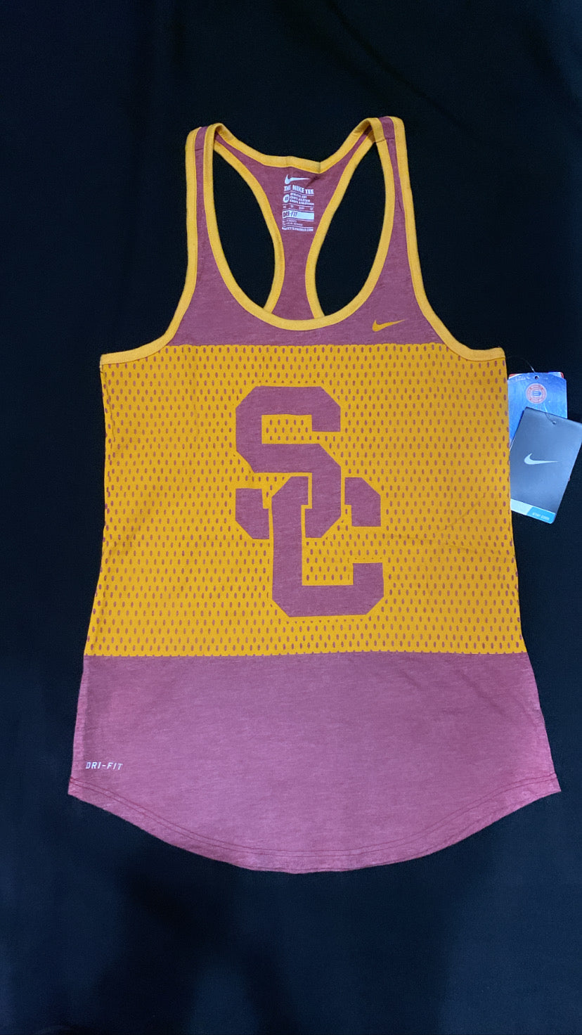 USC Trojans Nike Dri-Fit Multi-Color Running Training Jersey  For Women