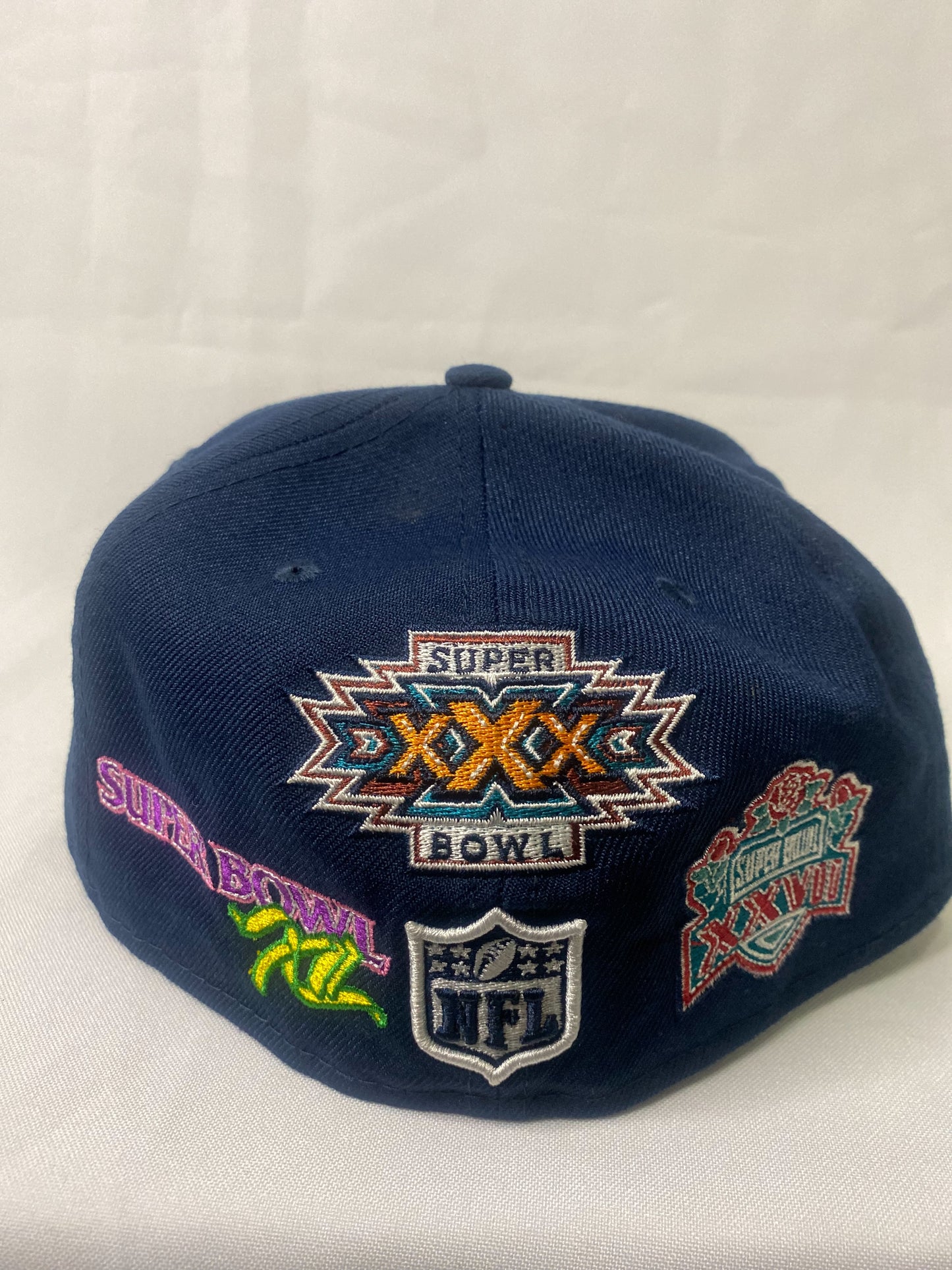 Dallas Cowboys NFL New Era 59Fifty “Super Bowl ” All-Over Patches Fitted Hat