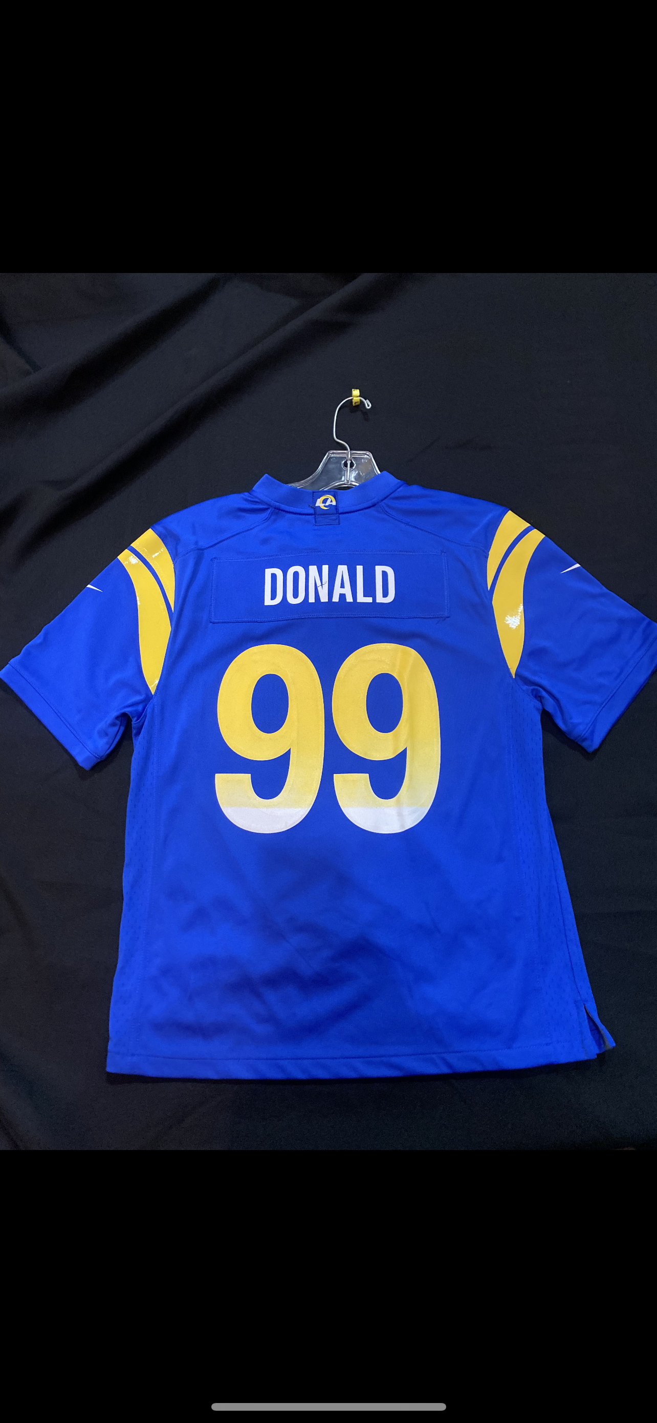 Los Angeles Rams #99 Donald Nike Youth Jersey With LVI Super Bowl Patch