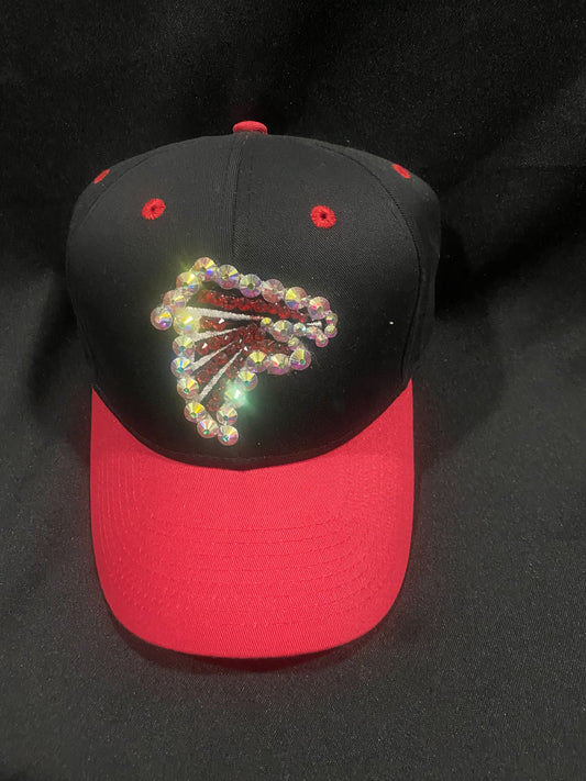 Atlanta Falcons NFL Team Bedazzled Adjustable Hat