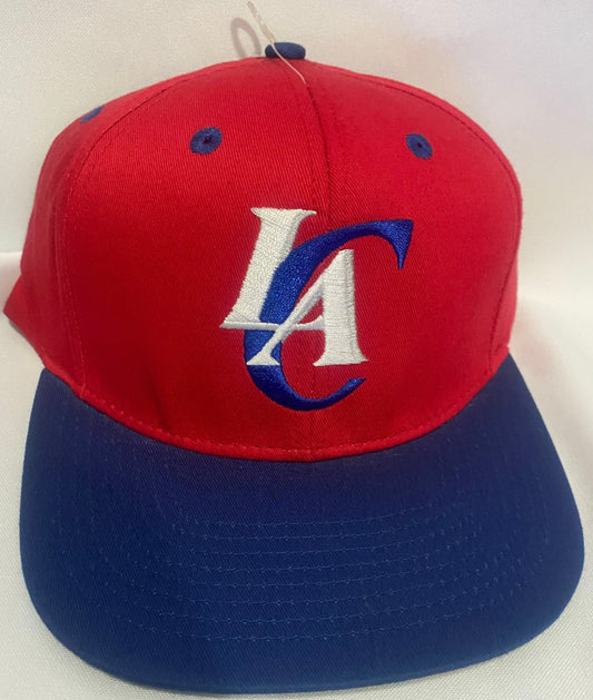 LA Clippers Adidas Snapback LA C Lettering Red Body