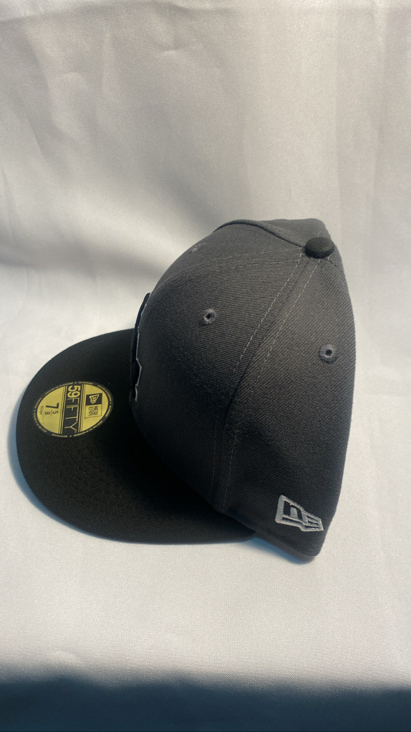 Los Angeles Dodgers Fitted Hat Black