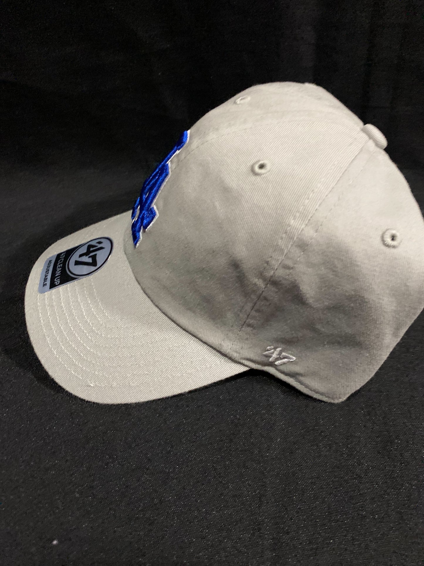 Los Angeles Dodgers ‘47CleanUp Adjustable Hat Gray