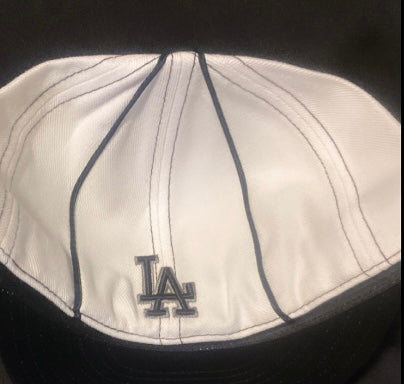 Los Angeles Dodgers MLB Cooperstown Collection Fitted Hat WHITE