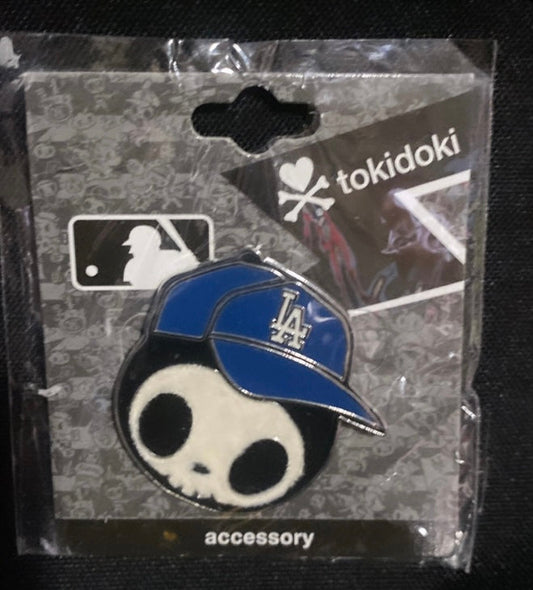 Los Angeles Dodgers MLB Collectible Pins Tokidoki Skull