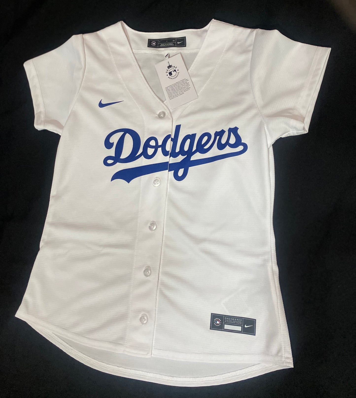 Los Angeles Dodgers Nike MLB Genuine Merchandise White Jersey for Women