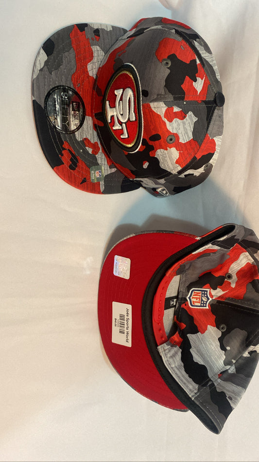 San Francisco 49ers NFL SnapBack Hat Camo Print