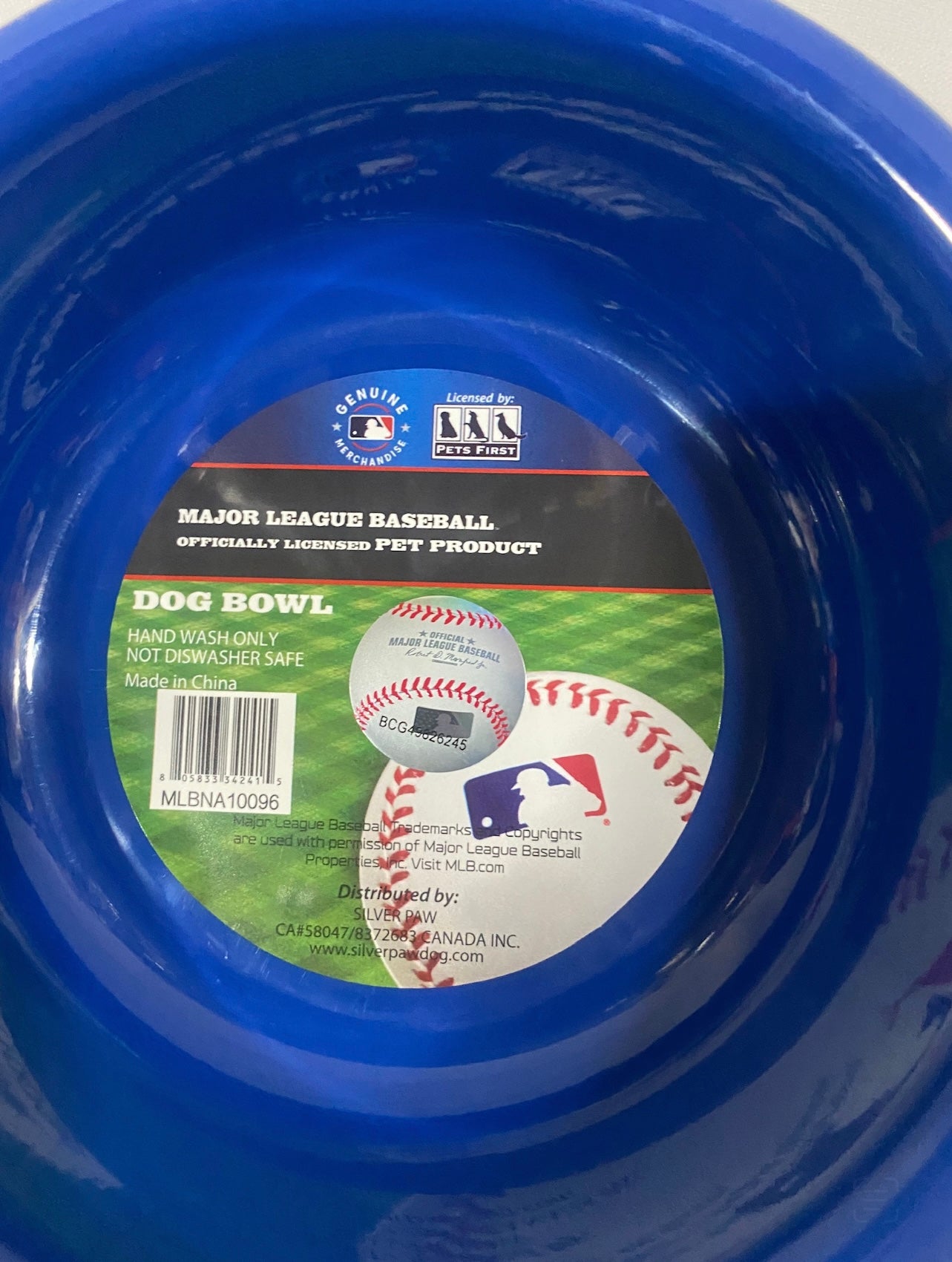 Los Angeles Dodgers MLB Dog Bowl