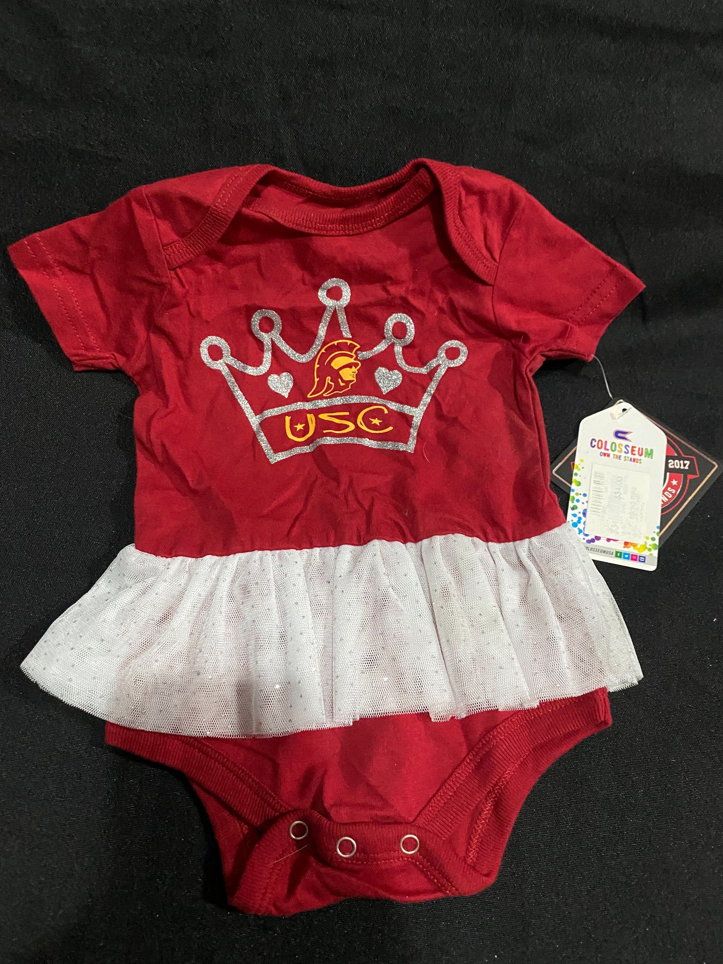 USC Trojans Little Girl Ruffle Dress