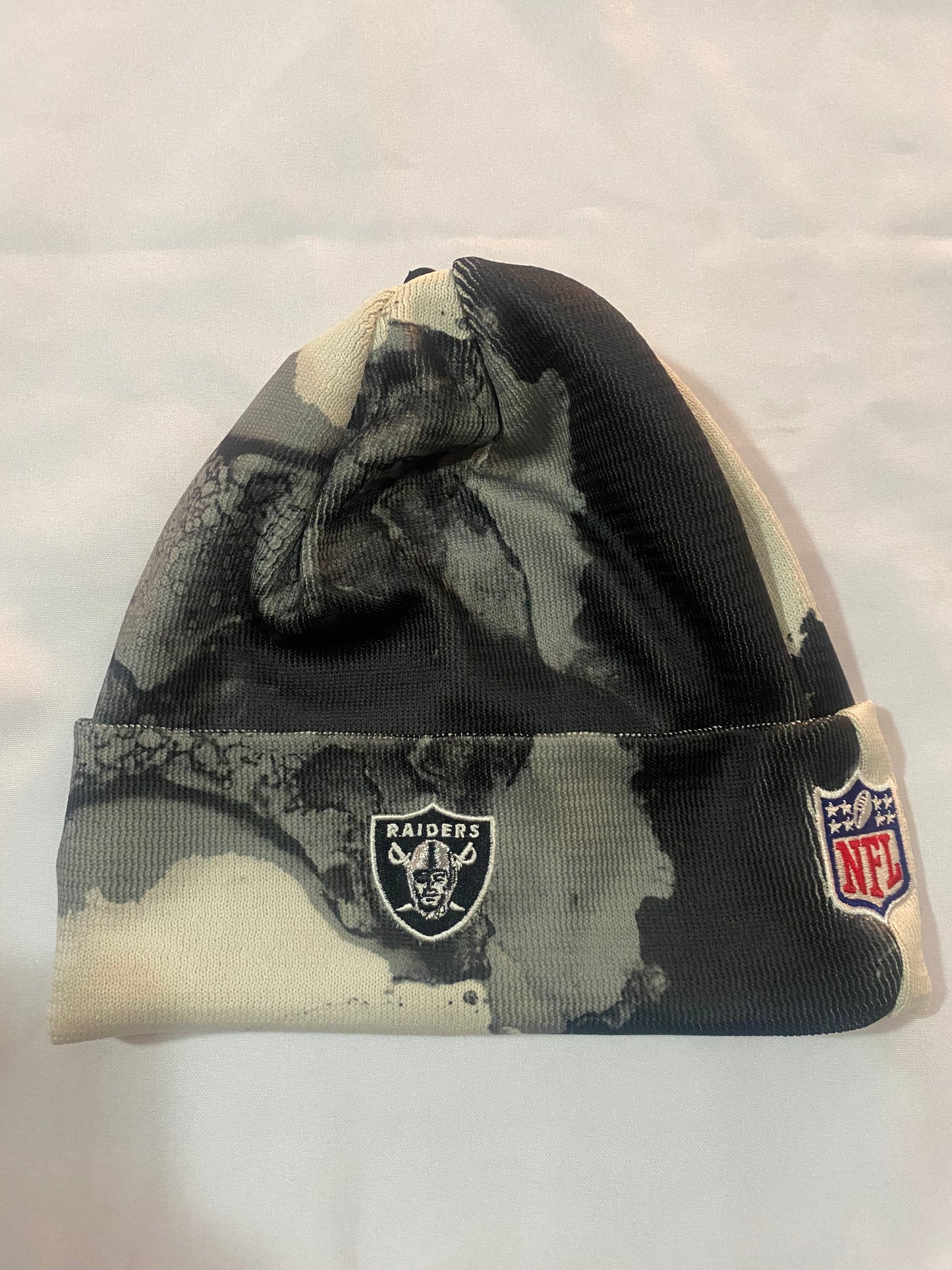 Las Vegas Raiders NFL New Era Ink Dye Beanie