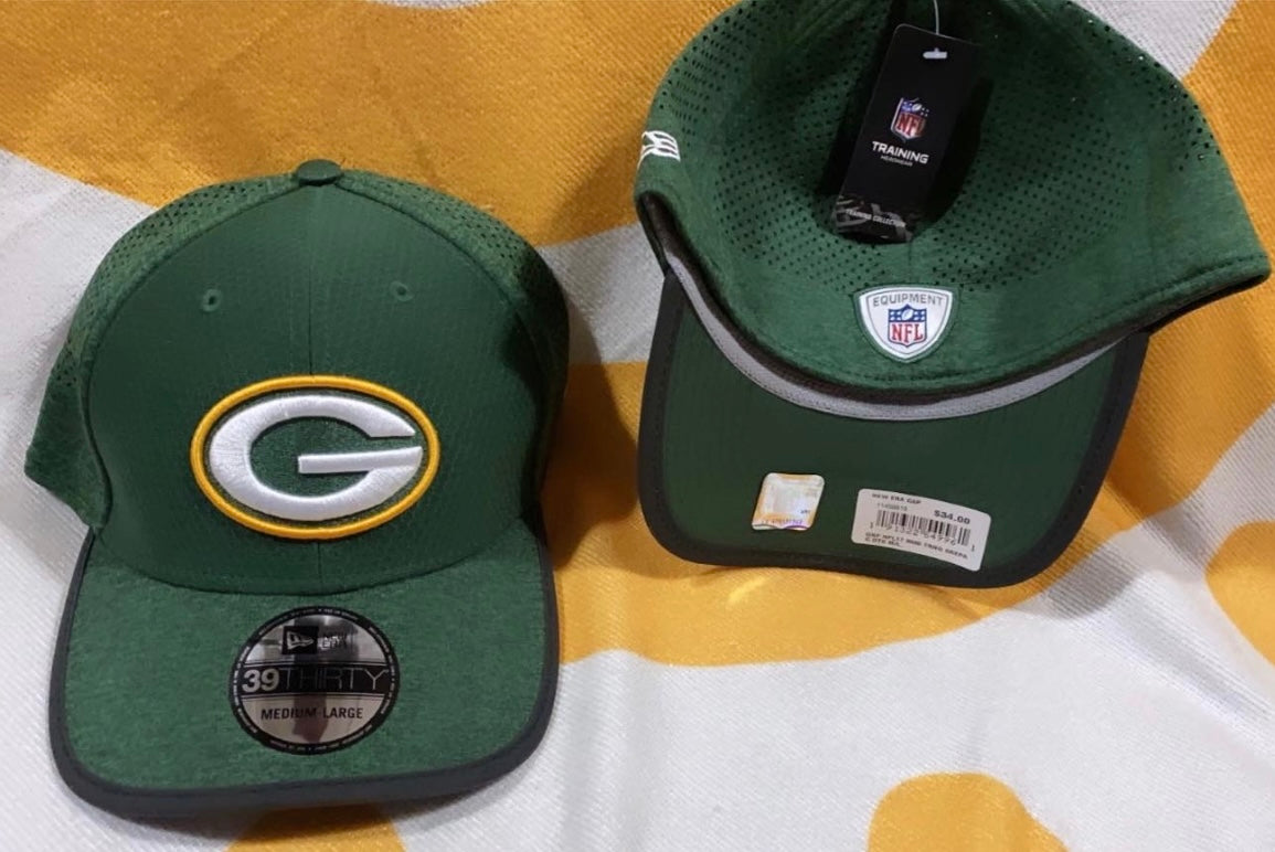 Green Bay PACKERS Flexible Fitted Hat for Men - Green