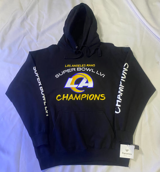 Los Angeles Rams Fanatics Super Bowl LVI Champions Hoodie