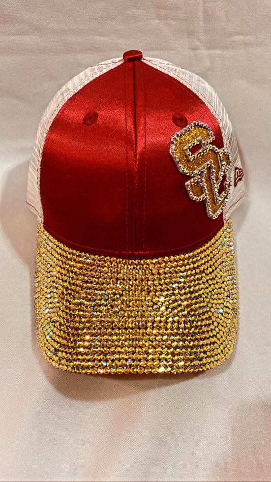 USC Trojans 9Forty New Era Bedazzled Women Adjustable Hat