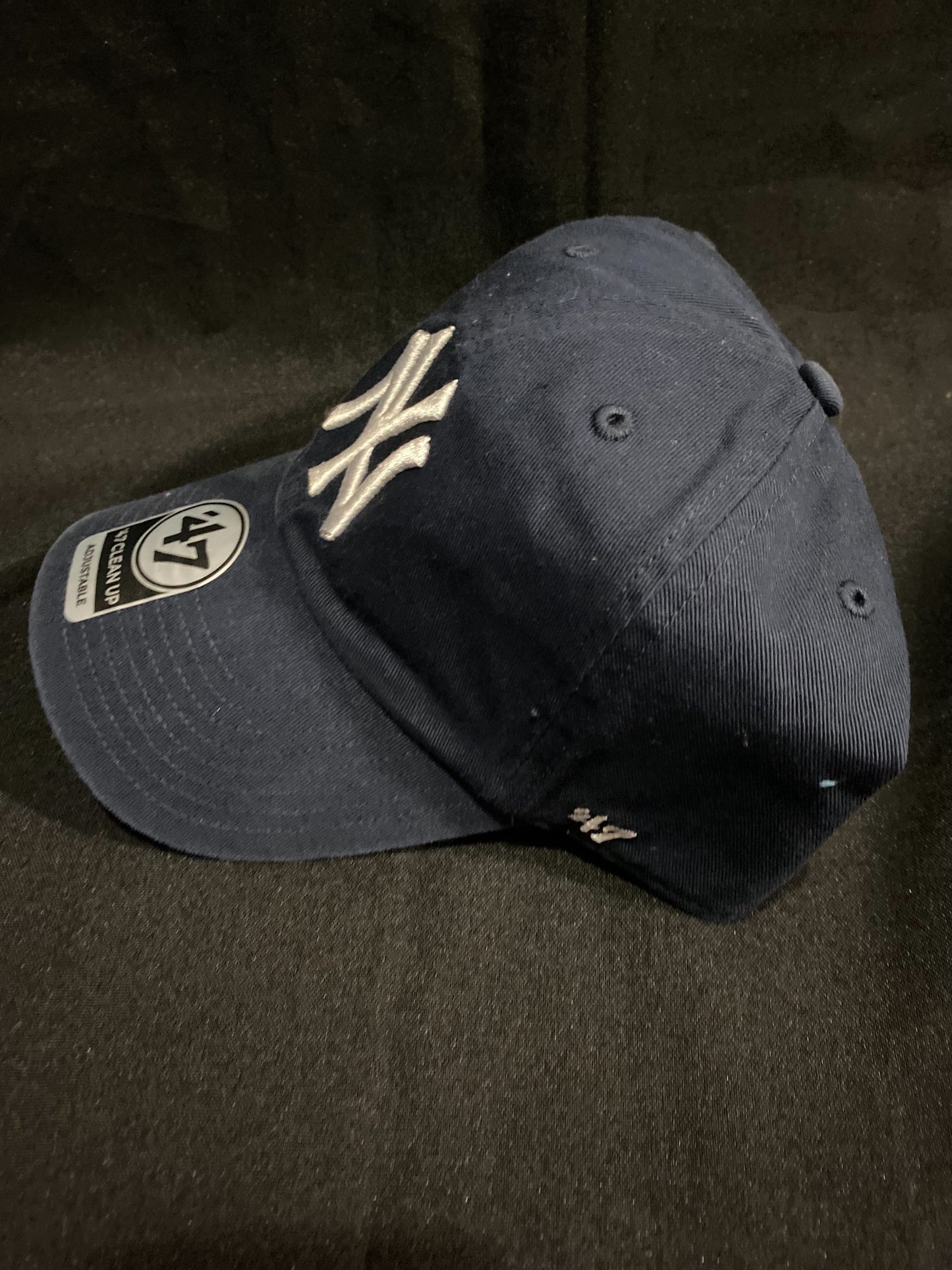 New York Yankees ‘47CleanUp Adjustable Hat Navy Blue