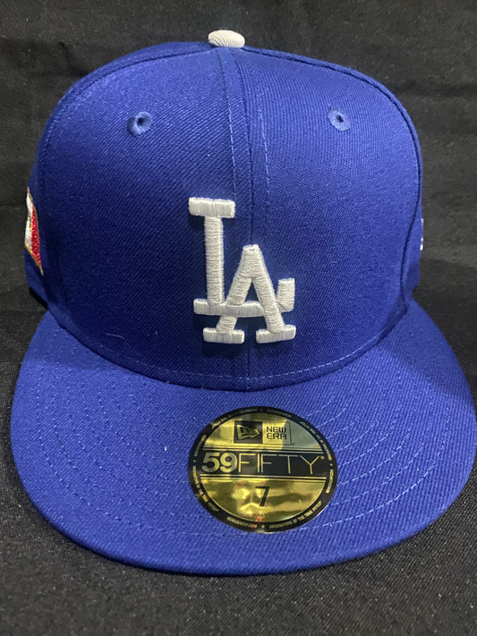 Los Angeles Dodgers MLB 59Fifty Mexican Flag Patch Fitted Hat