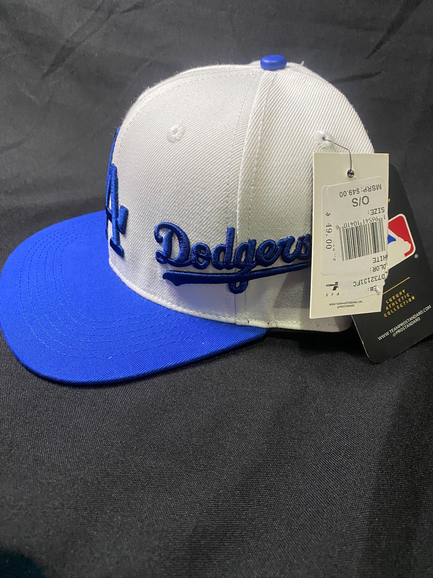 Los Angeles Dodgers Pro Standard World Series Champions Snapback - Royal Blue/Pink Visor