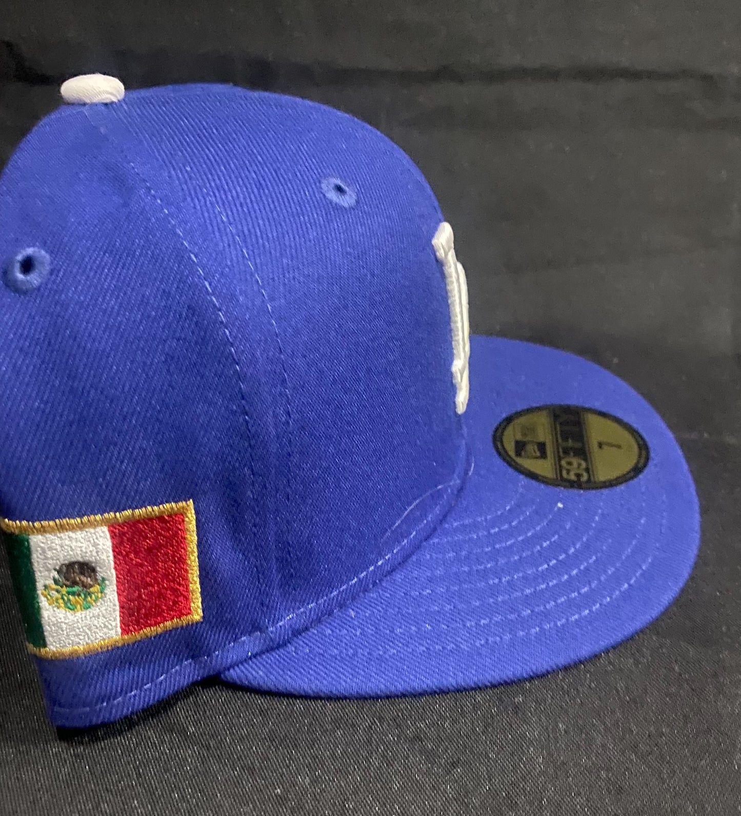 Los Angeles Dodgers MLB 59Fifty Mexican Flag Patch Fitted Hat