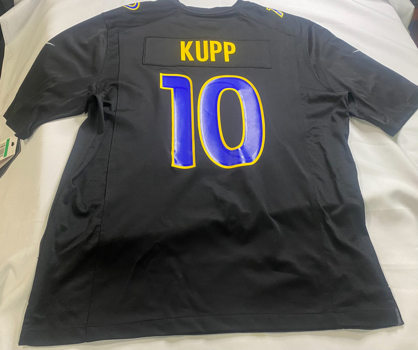 Los Angeles Rams #10 Kupp NFL Super Bowl Patch 2022 Men Replica Jersey