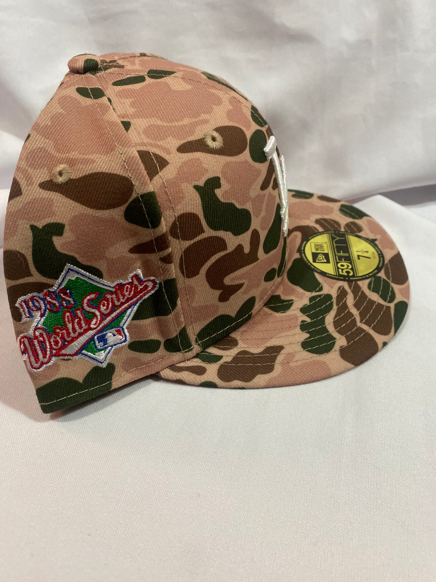 Los Angeles Dodgers MLB 59Fifty New Era Camouflage Print 3D Embroidery “1988 World Series” Patch Fitted Hat