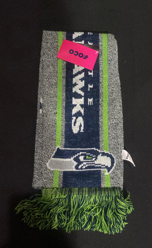 Seattle Seahawks Collectible NFL Reversible Scarf Official Football Logo