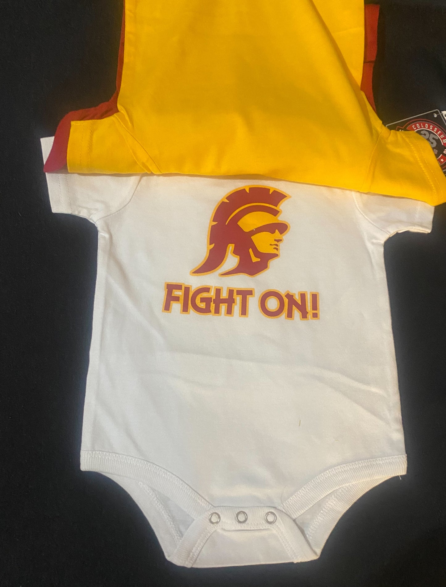 USC Trojans 3 Piece Infant Onesie Set