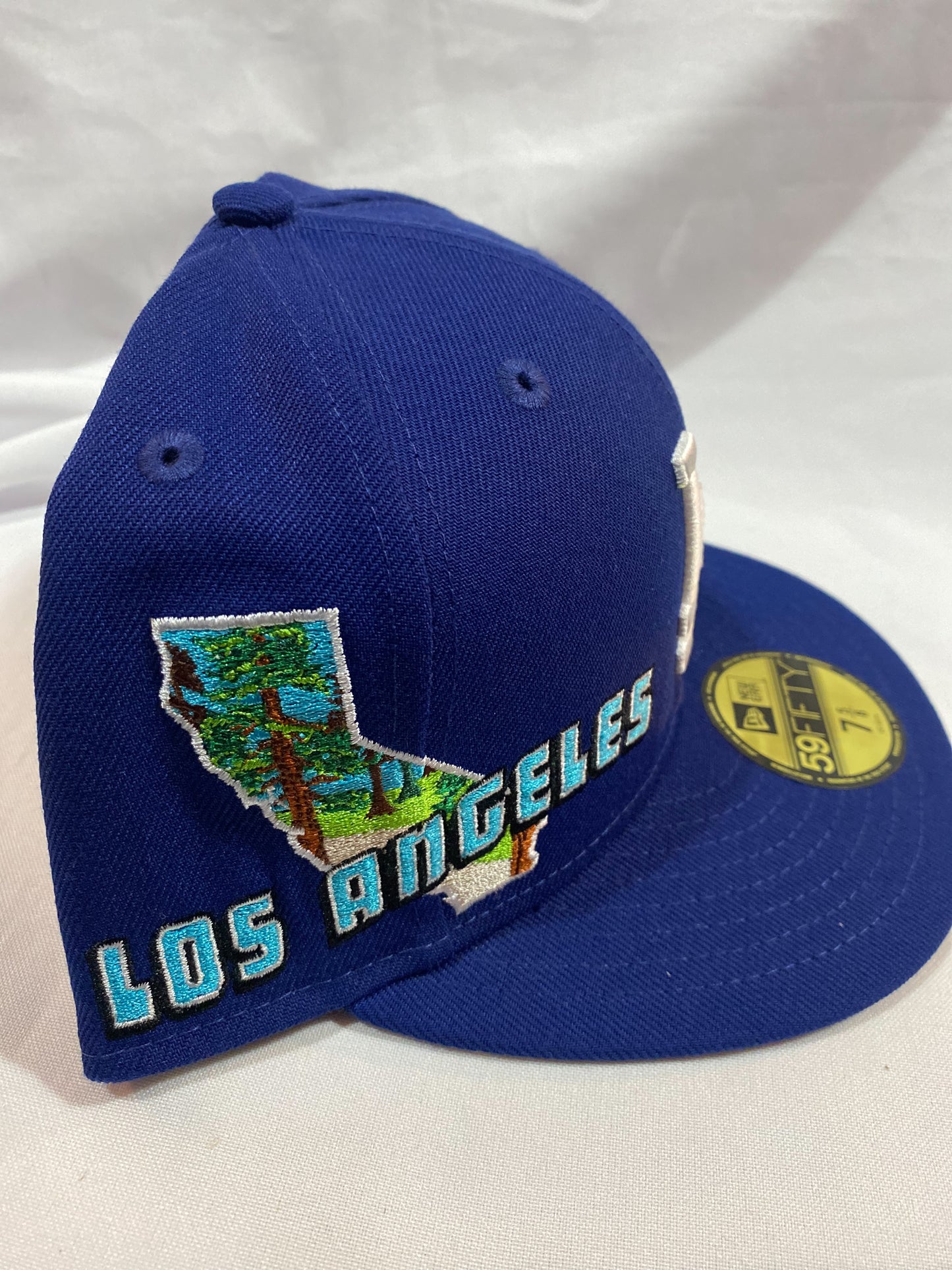 Los Angeles Dodgers MLB 59Fifty New Era “California State” Patch Fitted Hat