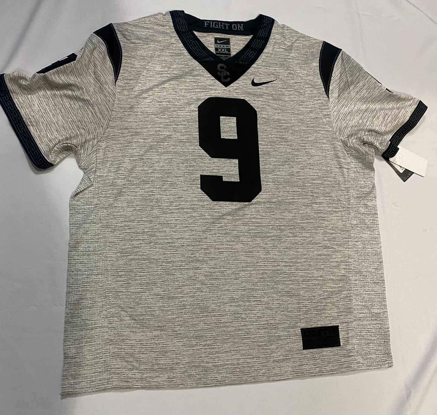 USC Trojans Nike Light Grey Stitched Jersey for Men