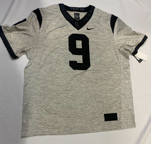 USC Trojans Nike Light Grey Stitched Jersey for Men