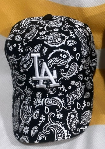 Los Angeles Dodgers MLB Genuine Merchandise Bandana Printed Adjustable Hat