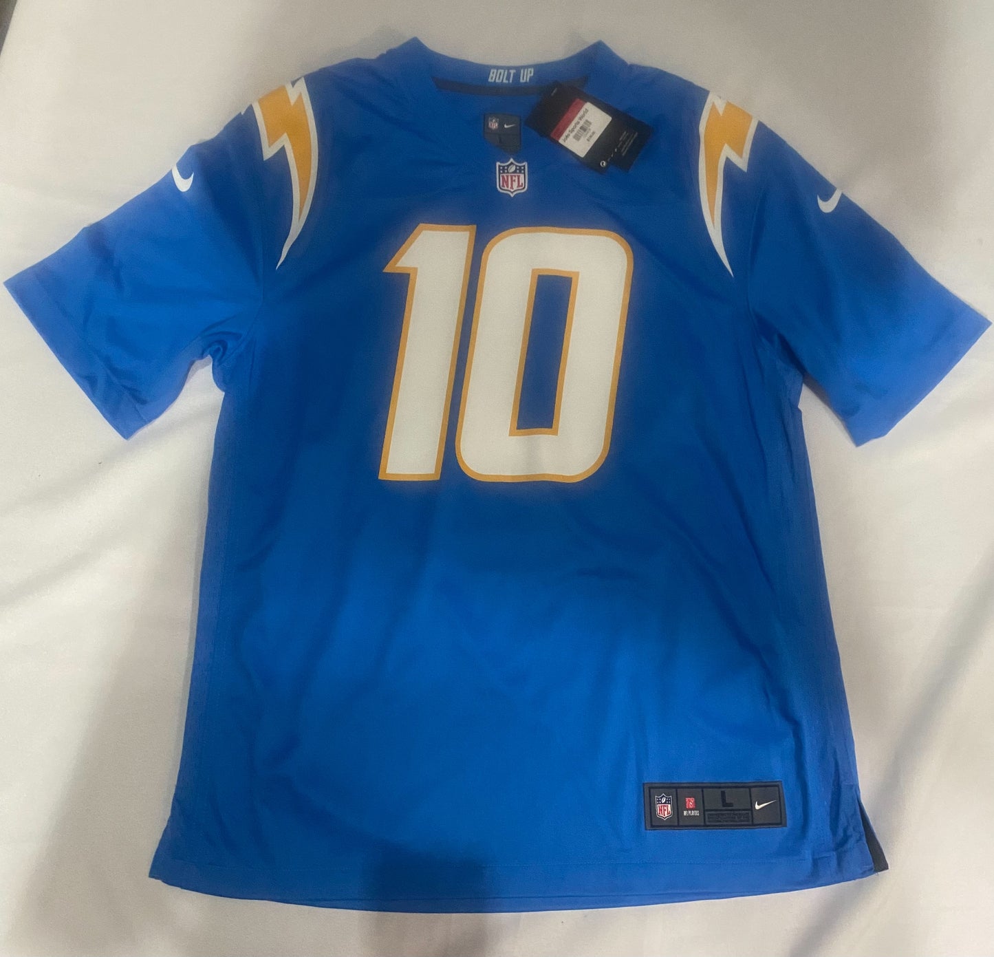 Los Angeles Chargers NFL Nike #10 Herbert Printed Jersey for Men