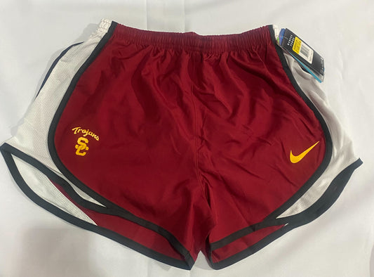 USC Trojans Nike Dri-Fit Cardinal Shorts for Women