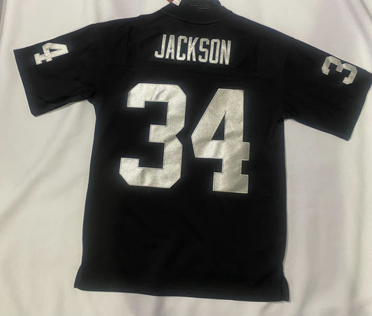 Las Vegas RAIDERS #34 Bo Jackson Mitchell & Ness Youth 1988 Legacy Collection Jersey