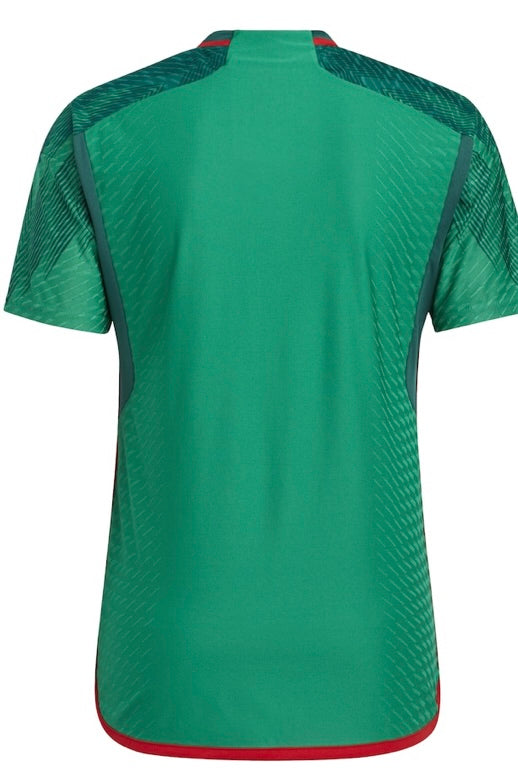 Mens Adidas Green Mexico National Team 2022-2023 Home Blank Authentic Jersey