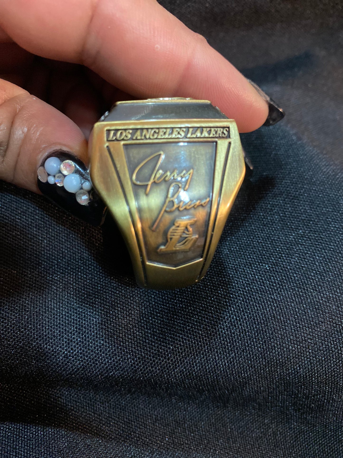 Los Angeles Lakers NBA Jerry Buss Vintage Ring