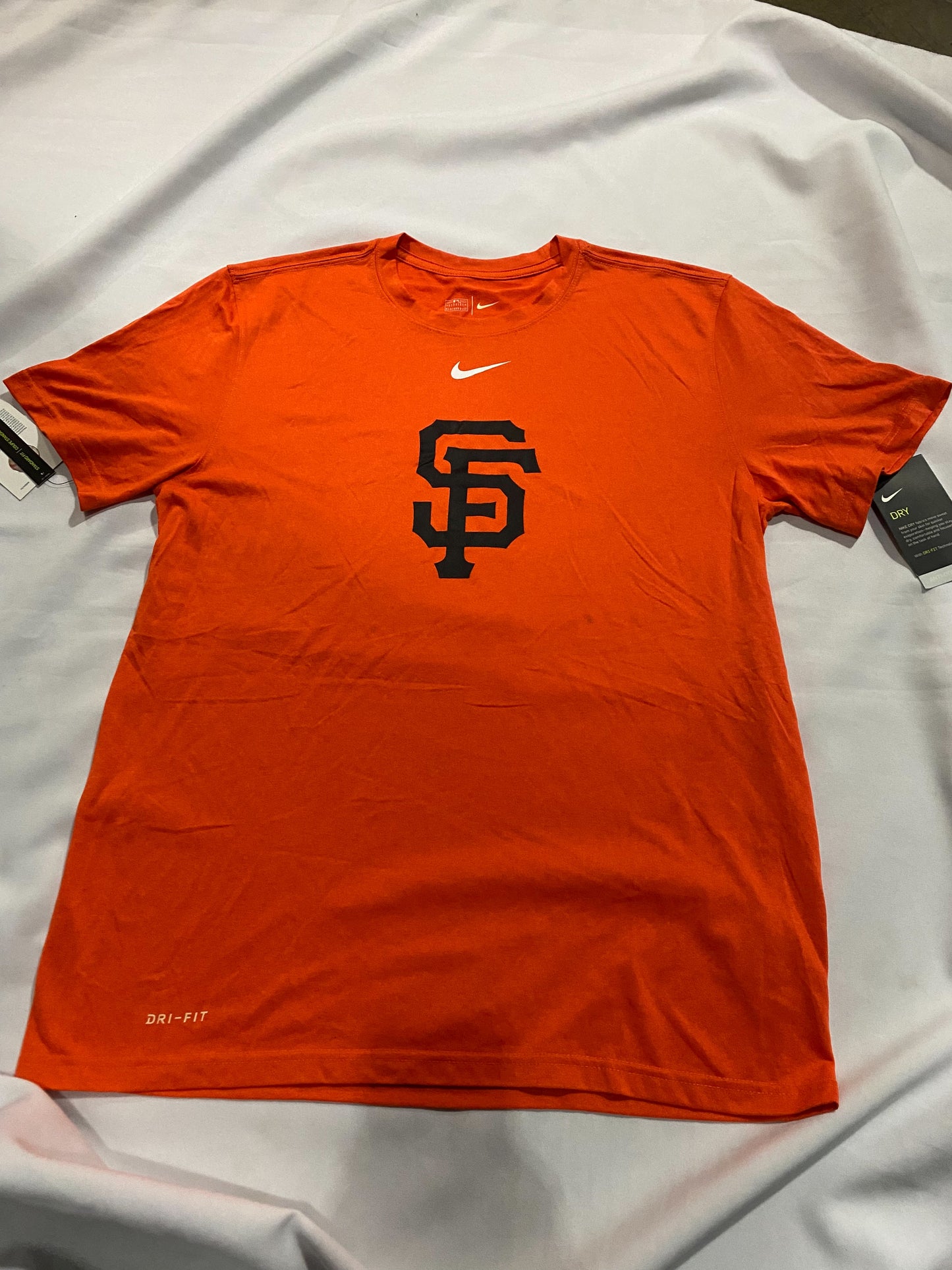 San Francisco Giants MLB Nike Men Drifted T-Shirt Orange