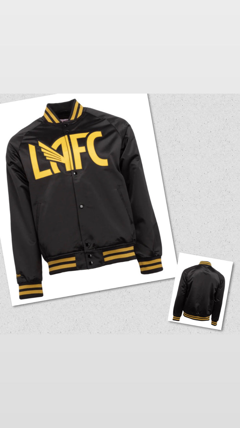 LAFC Mitchell & Ness Satin Lightweight Jacket