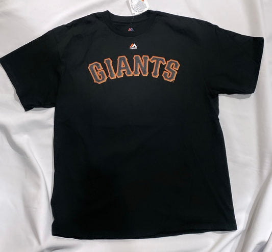 San Francisco Giants MLB Majestic Men Drifted T-Shirt Black