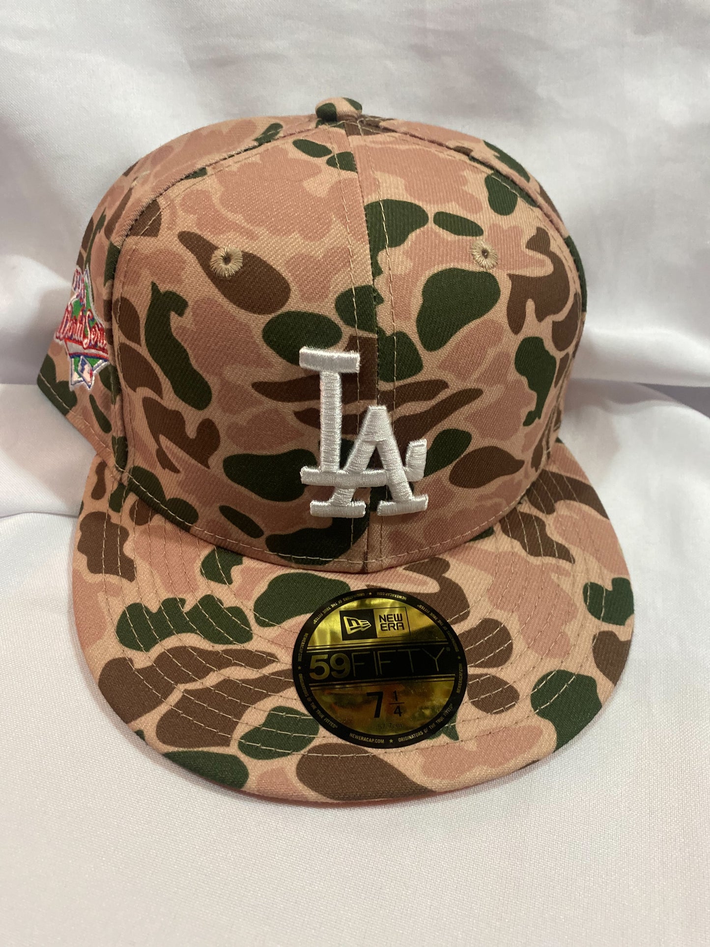 Los Angeles Dodgers MLB 59Fifty New Era Camouflage Print 3D Embroidery “1988 World Series” Patch Fitted Hat