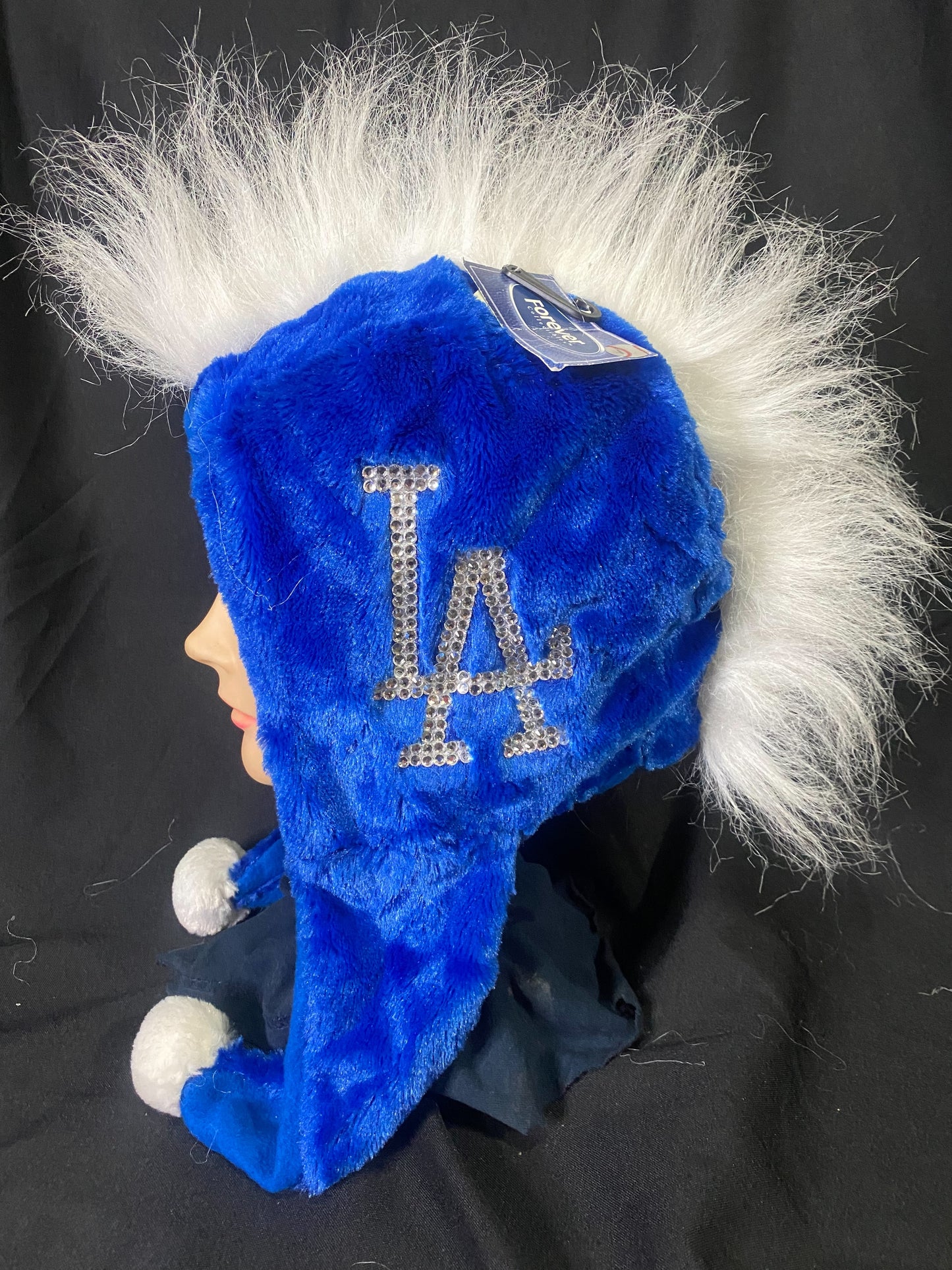 Los Angeles Dodgers Bedazzled Mohawk Beanie